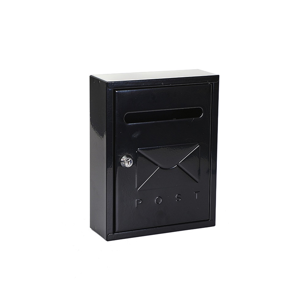 Home Security Key Box - Secure Key-Lockable Metal Mailbox Free-Standing Office