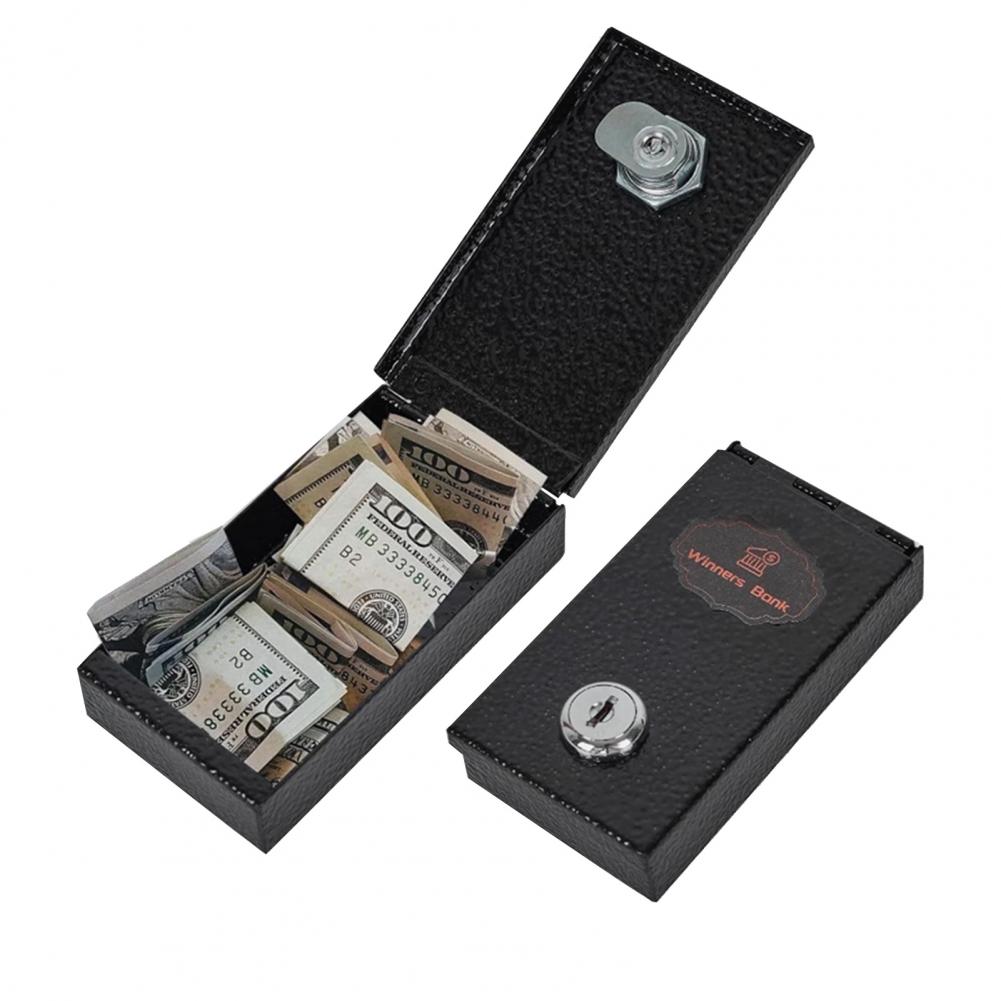 Home Security Key Box - Metal Cash Box Portable Metal Safe