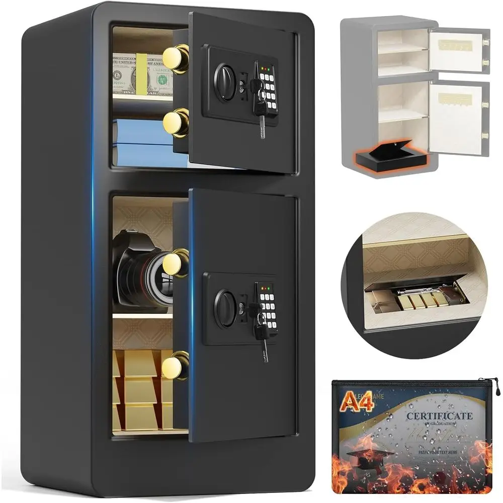 Safe Box Digital - Extra Large Waterproof and Fireproof Safe