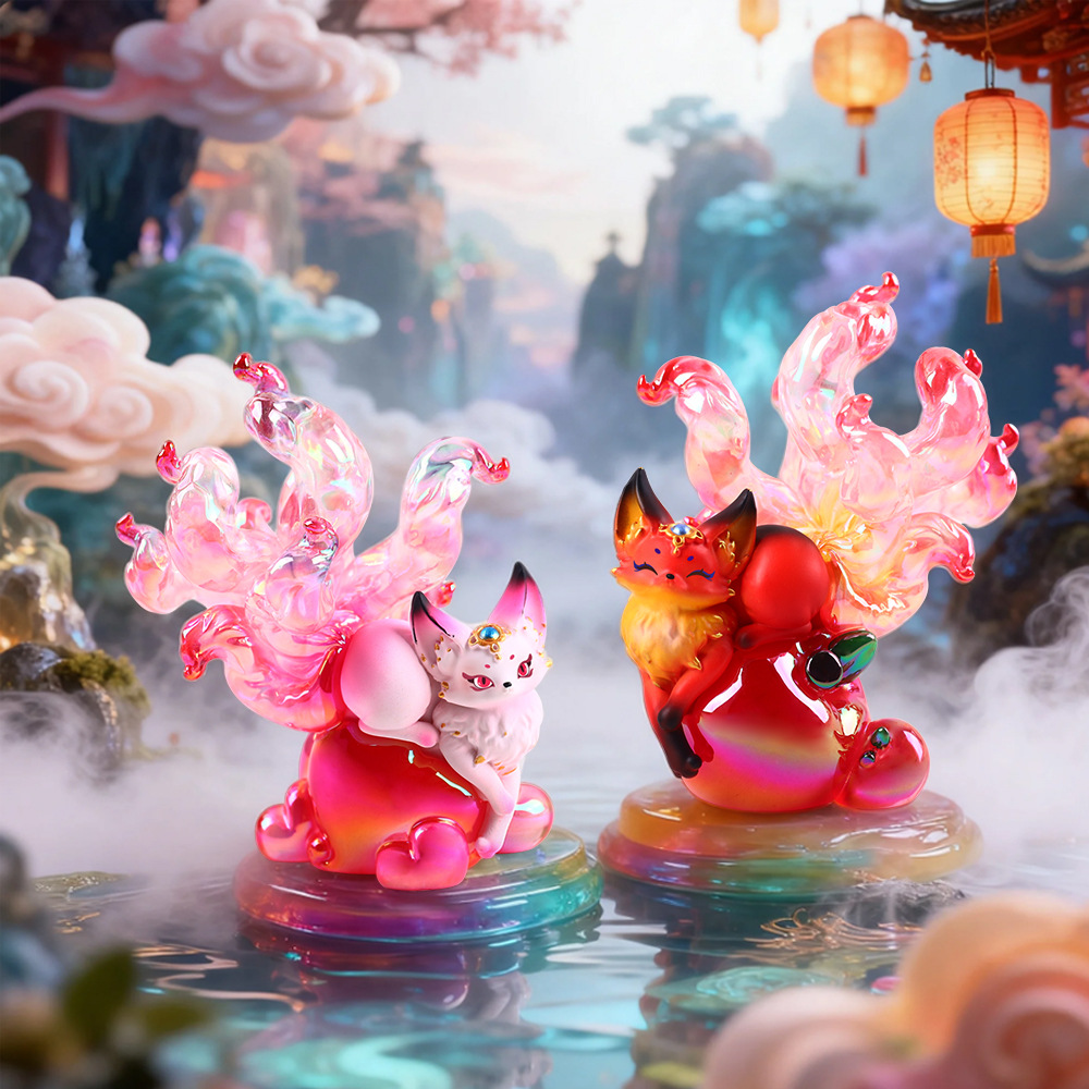 Home Security Packages - Nine Tailed Fox Chinese Mythology Resin
