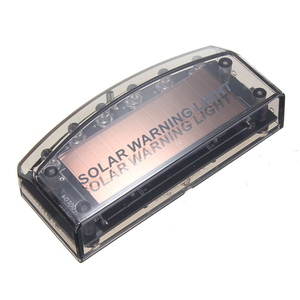 Solar Security Light - 6 Led Car Alarm Warning Light