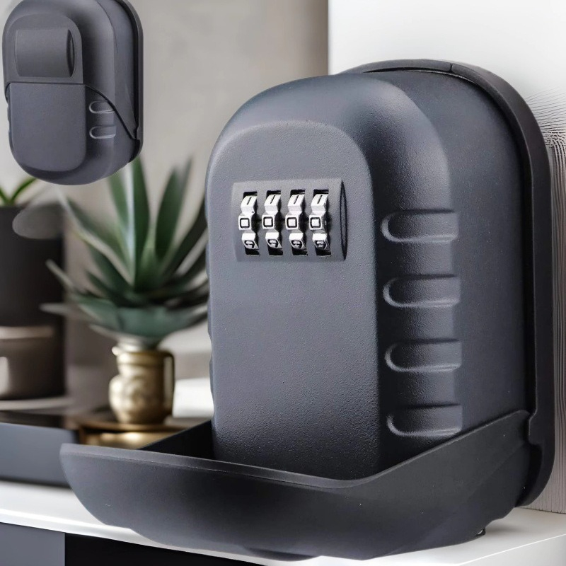 Wall-Mounted Metal Key Box Out - Home Security Key Box recension och pris