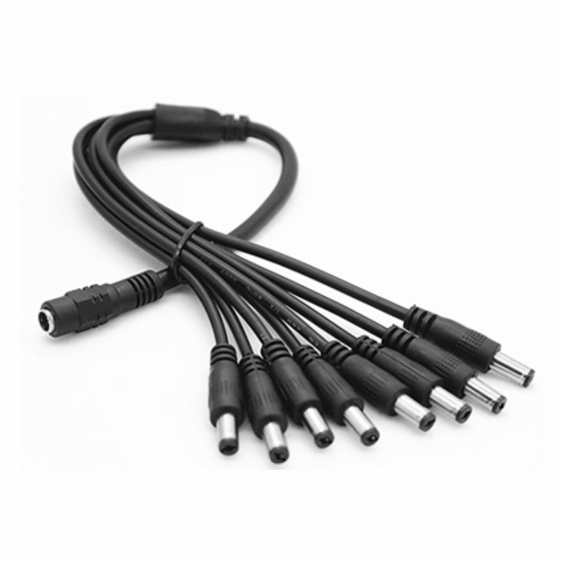 5.5 x 2.1mm 1 Female to 2 4 8  - Home Security Ultimate recension och pris