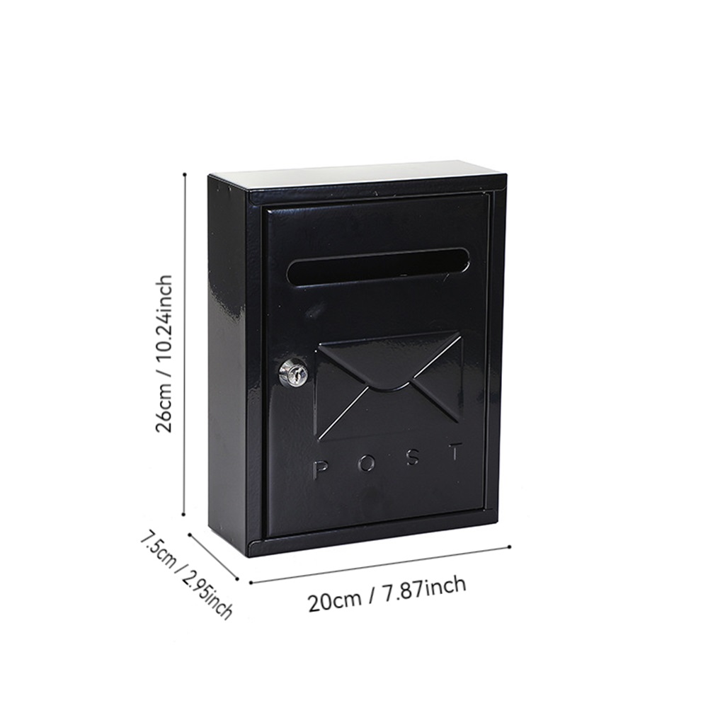 Secure Key-Lockable Metal Mail - Home Security Key Box recension och pris