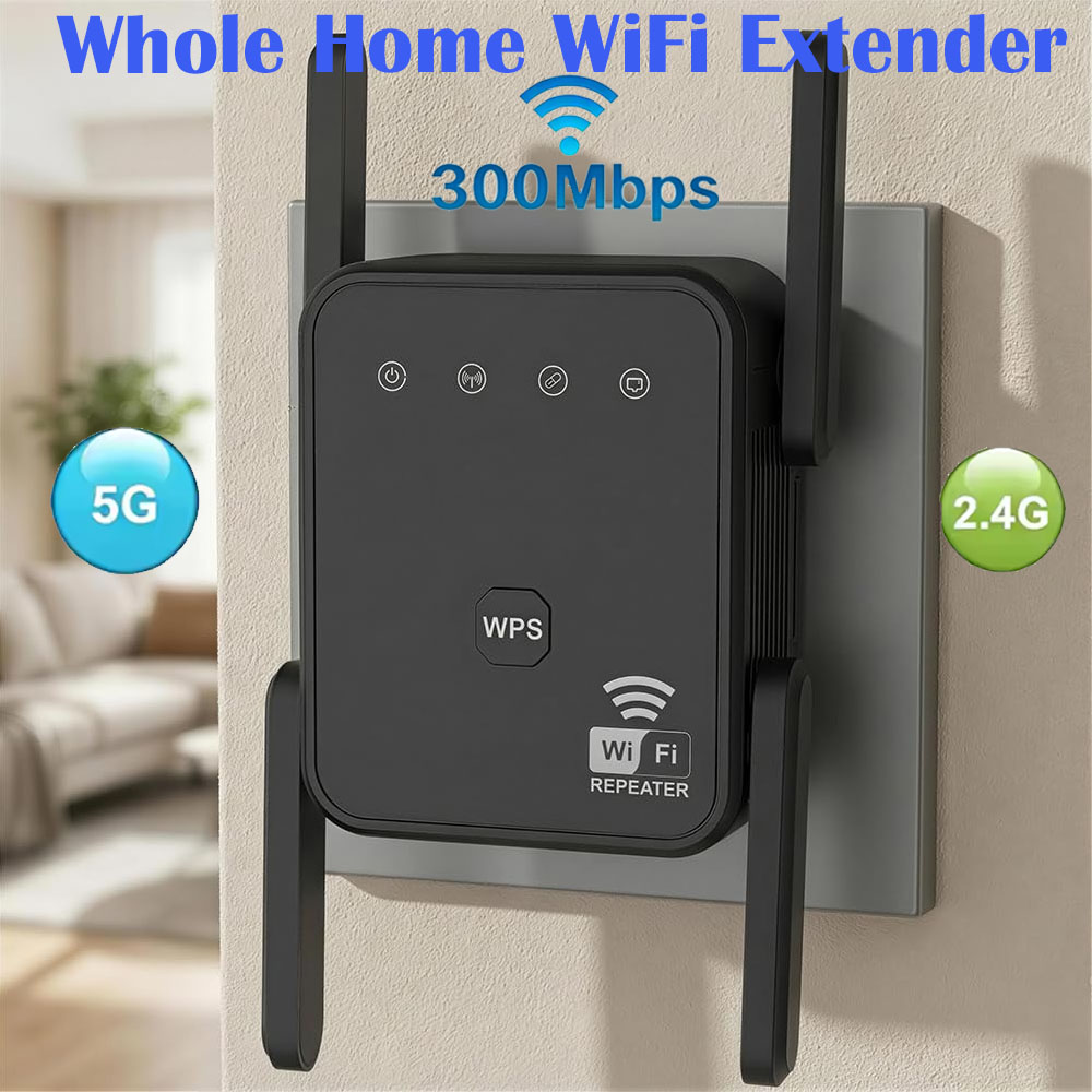 2026 New WiFi Repeater 300Mbps - Home Security No Wifi recension och pris