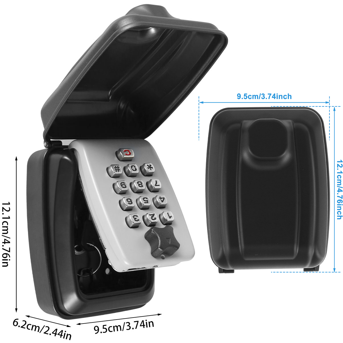 Key Lock Box Wall-Mount Secret - Home Security Key Box recension och pris
