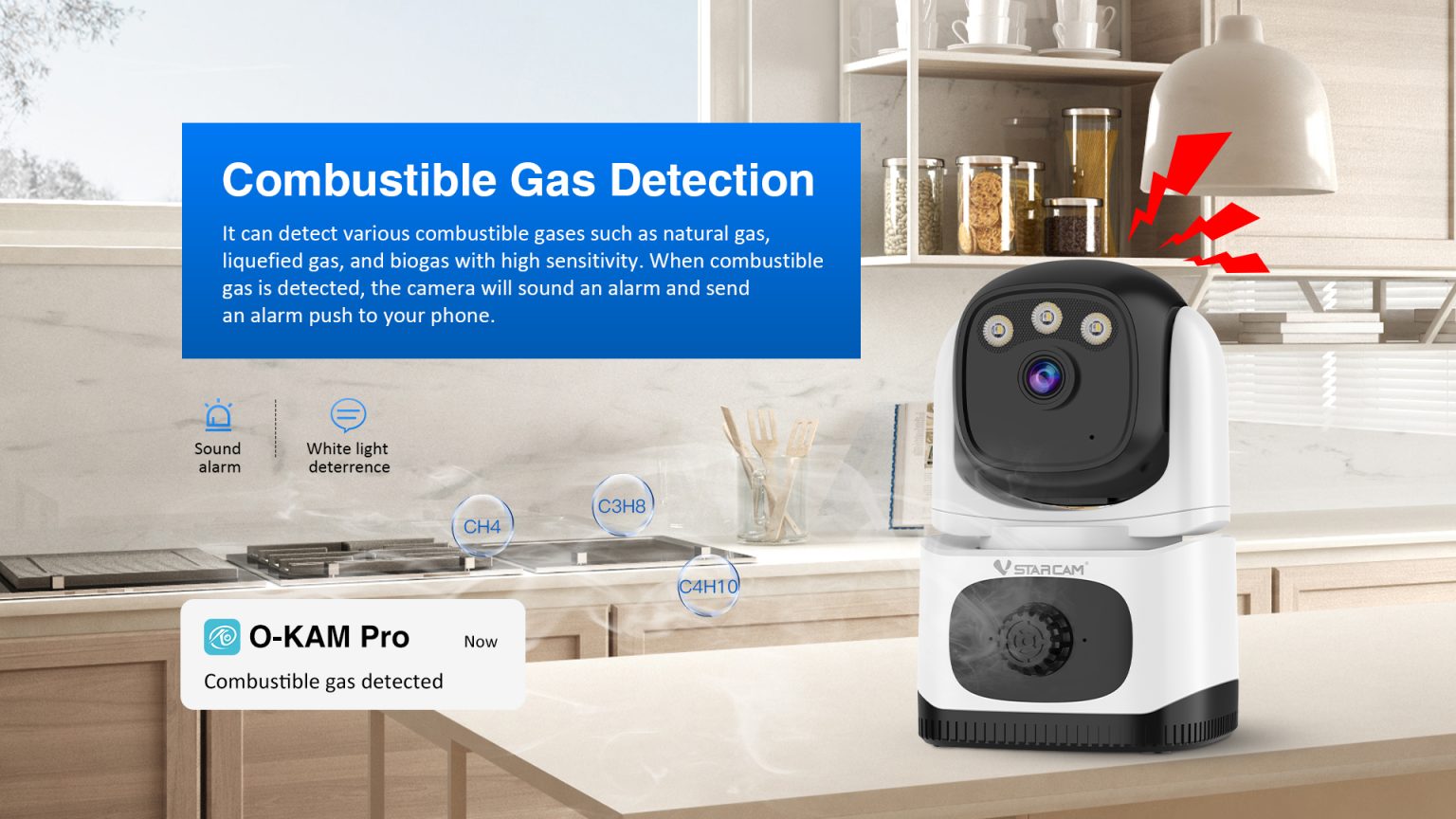3MP 1296P O-Kam APP Full Color - Home Security For Windows recension och pris