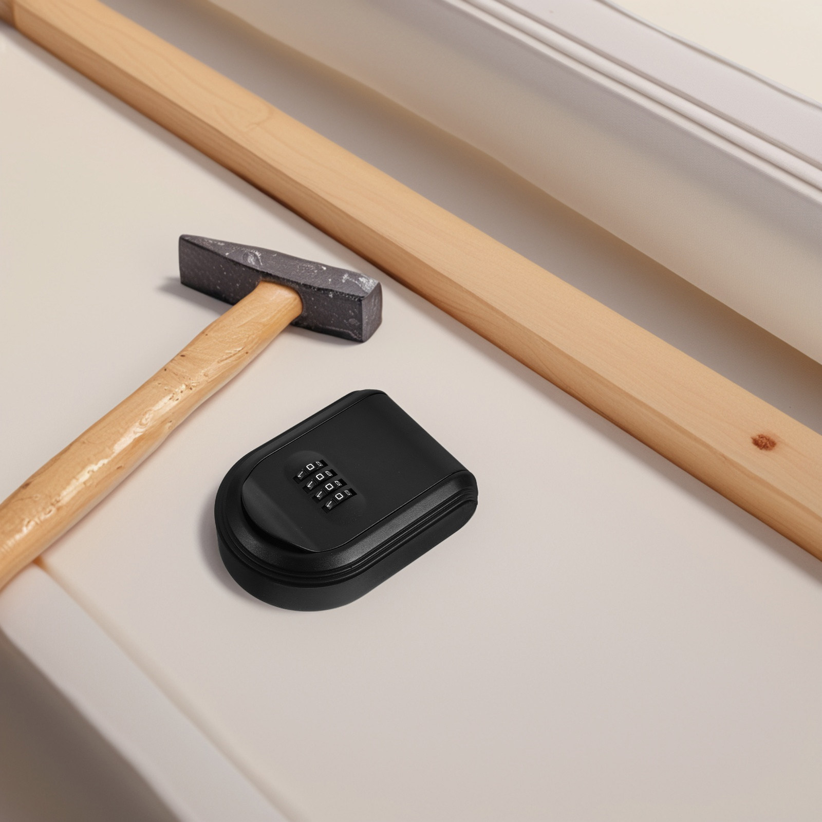 Wall Mounted Key Lock Box Blac - Home Security Key Box recension och pris