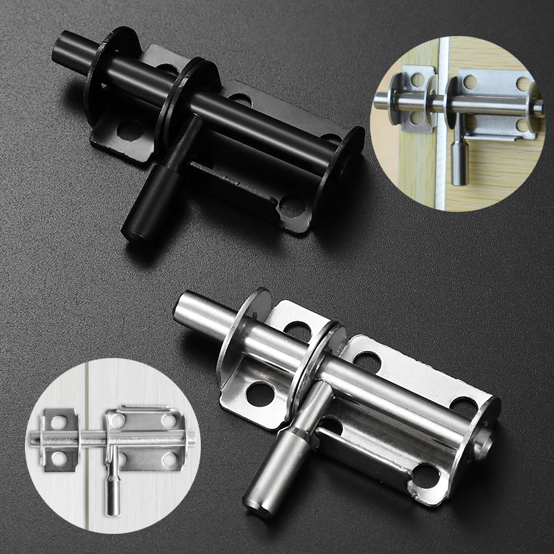 New Stainless Steel Door Latch - Home Security Door Reinforcement Lock recension och pris