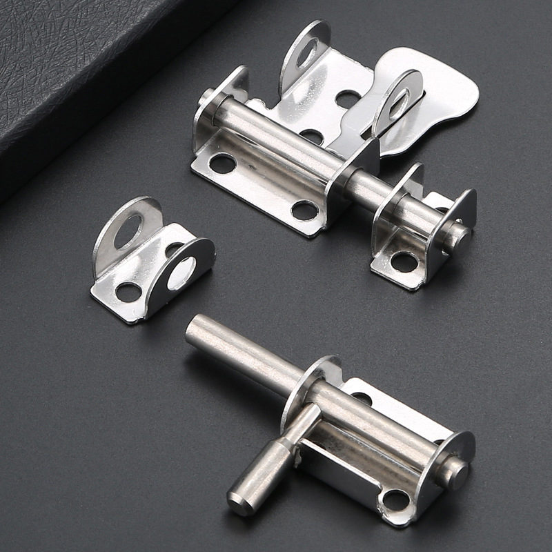 New Stainless Steel Door Latch - Home Security Door Reinforcement Lock recension och pris