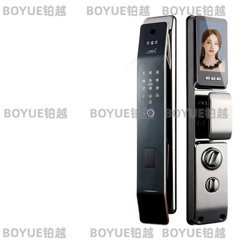 Zinc Alloy Smart Door Lock wit - Home Security Lock System recension och pris