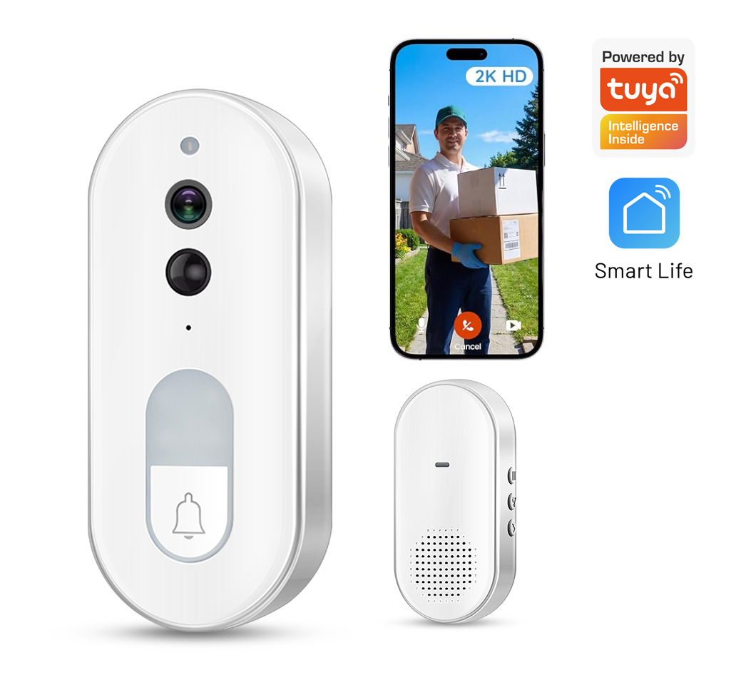 Tuya Smart Video Doorbell Wire - Home Security Recorder recension och pris
