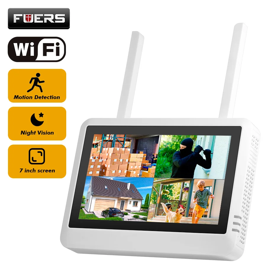 FUERS 8CH Wireless NVR Securit - Home Security Recorder recension och pris