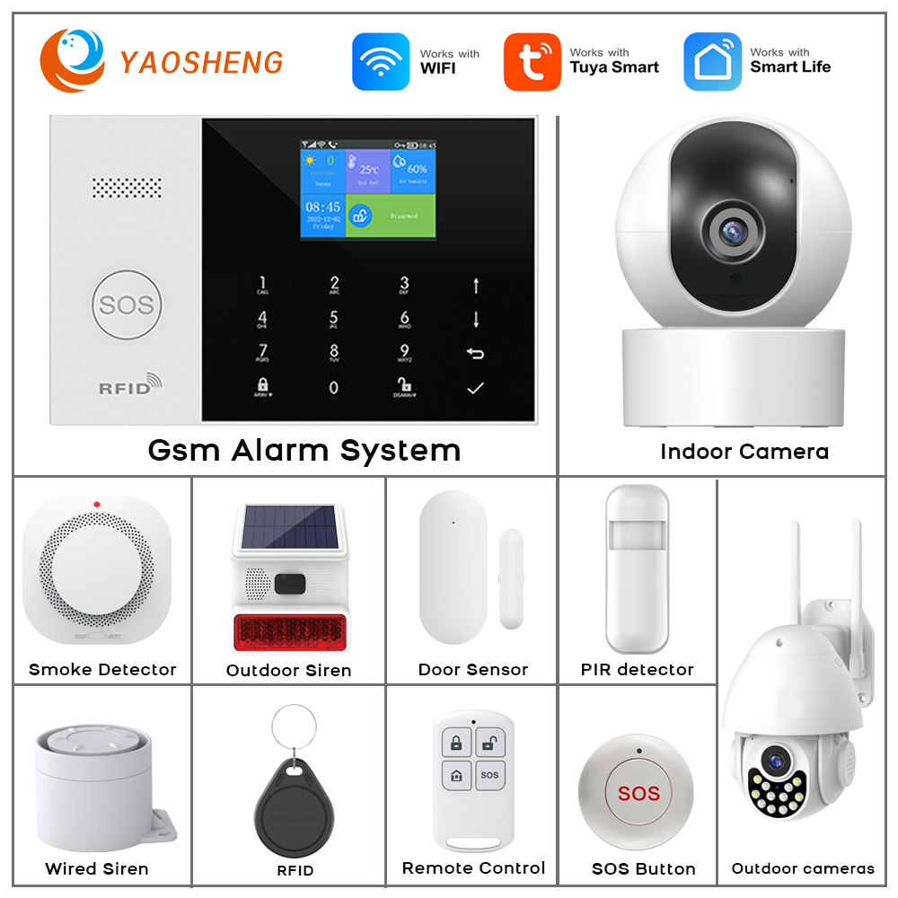 4G Alarm System Security Home  - Home Security No Wifi recension och pris