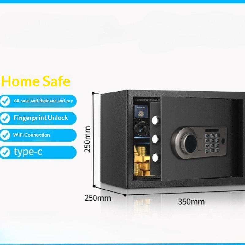 Electronic Password Safe 25cm  - Safe Box Digital recension och pris