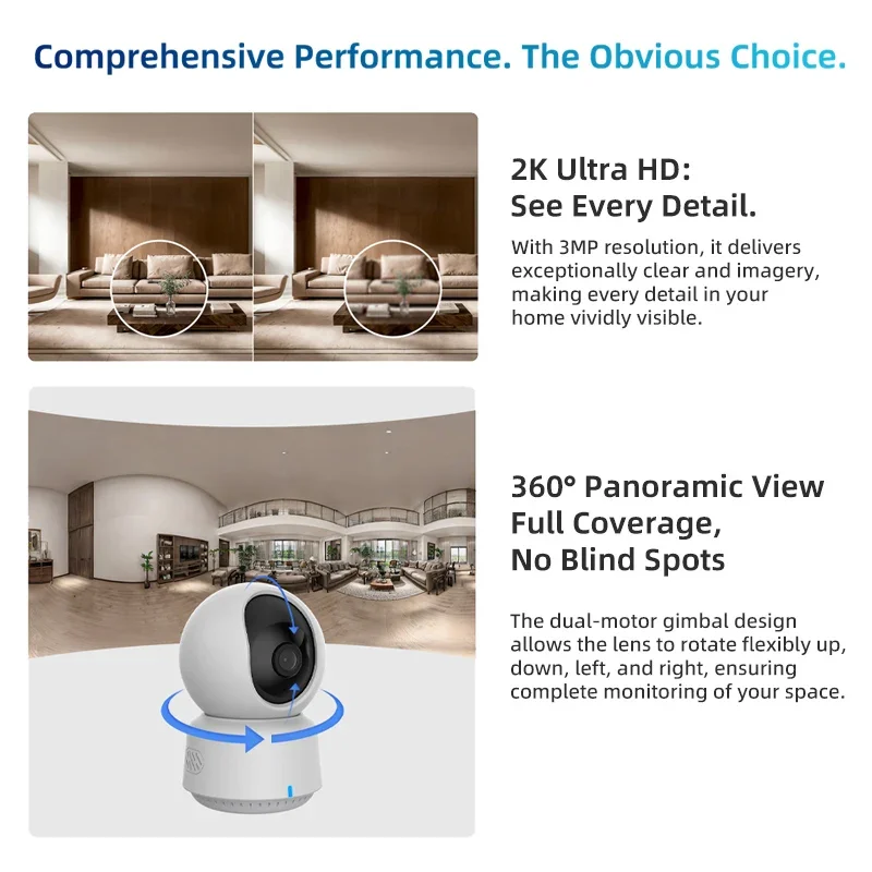 Original Aqara Smart Camera E1 - Home Security Ultimate recension och pris