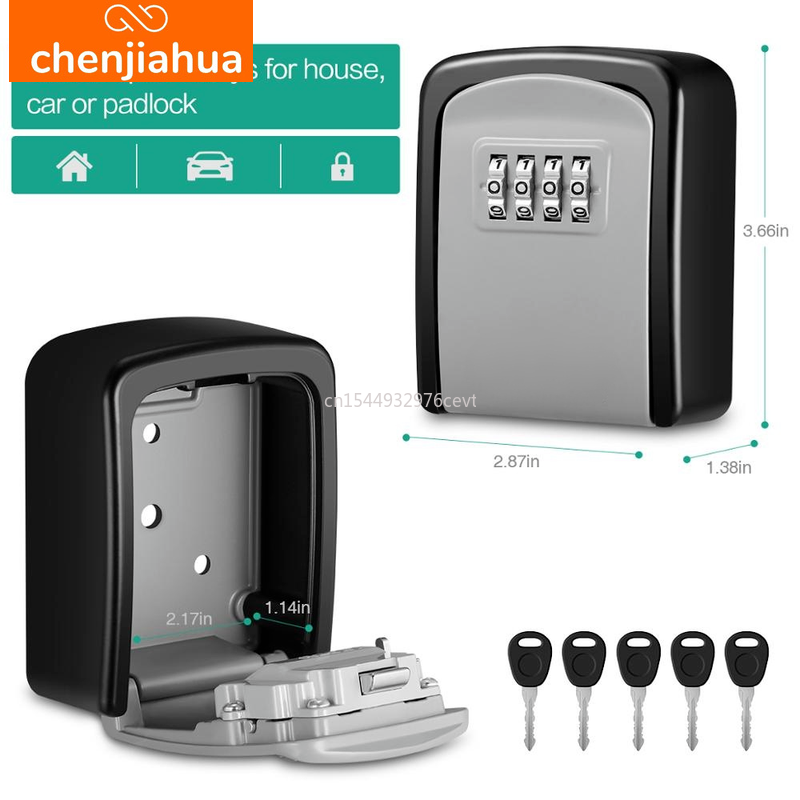 Wall Mount Key Storage Secret  - Home Security Key Box recension och pris