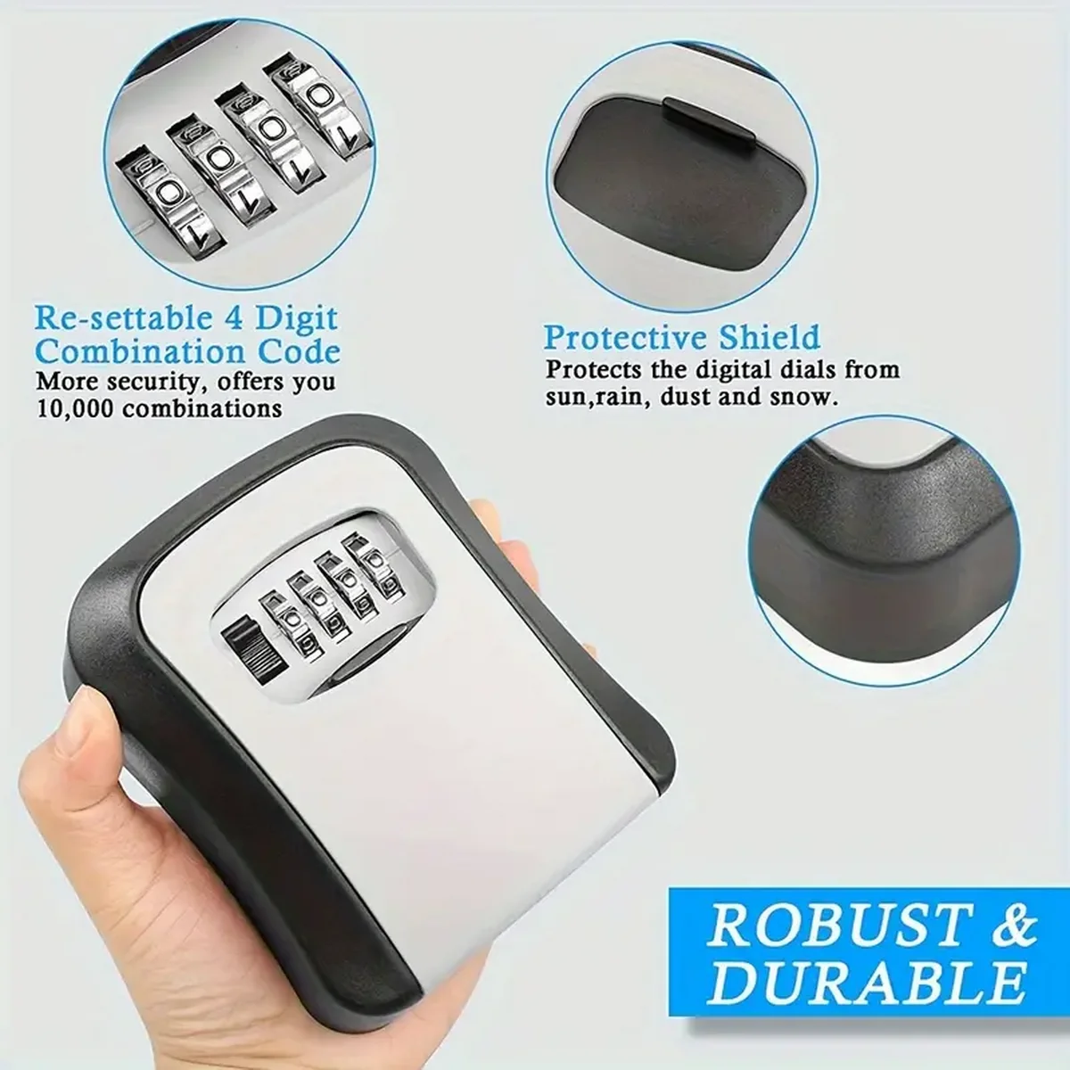 Waterproof Portable Combinatio - Home Security Key Box recension och pris