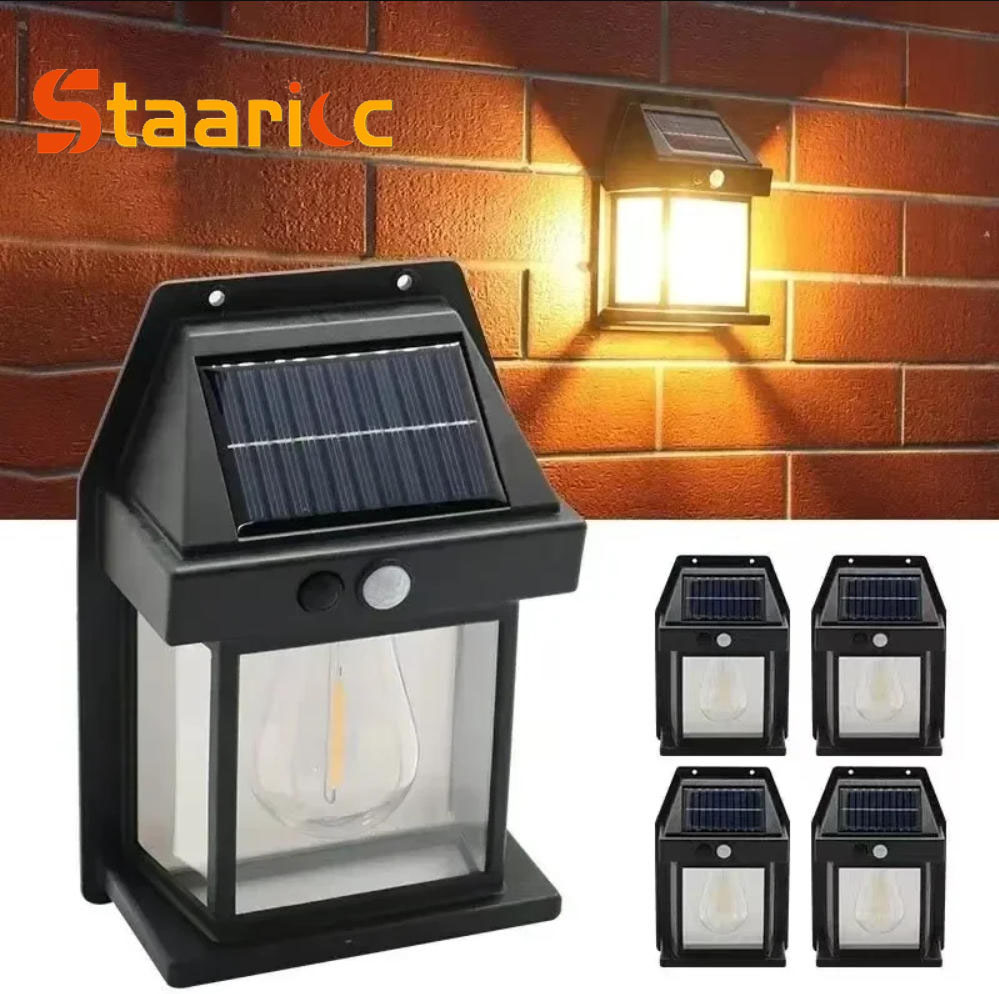 Outdoor Solar Tungsten Wall Li - Solar Security Light recension och pris
