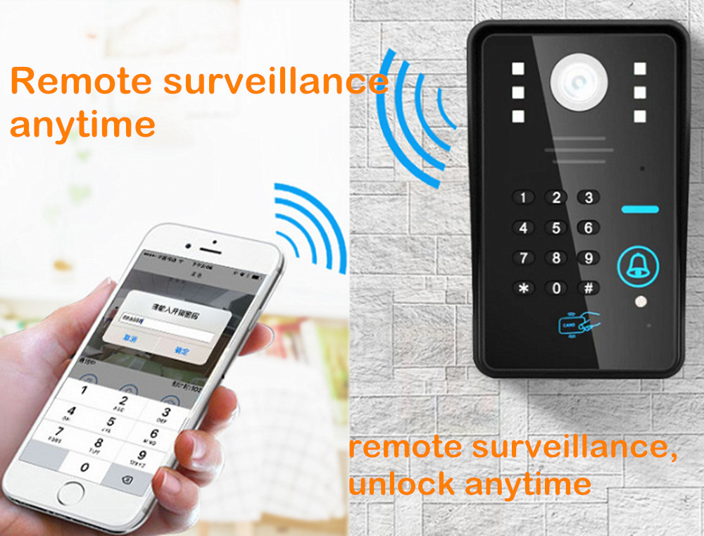 IP wifi video doorbell camera  - Home Security Lock System recension och pris