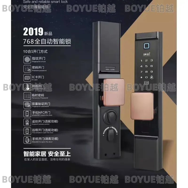 Smart Fingerprint Door Lock Ke - Home Security Lock System recension och pris
