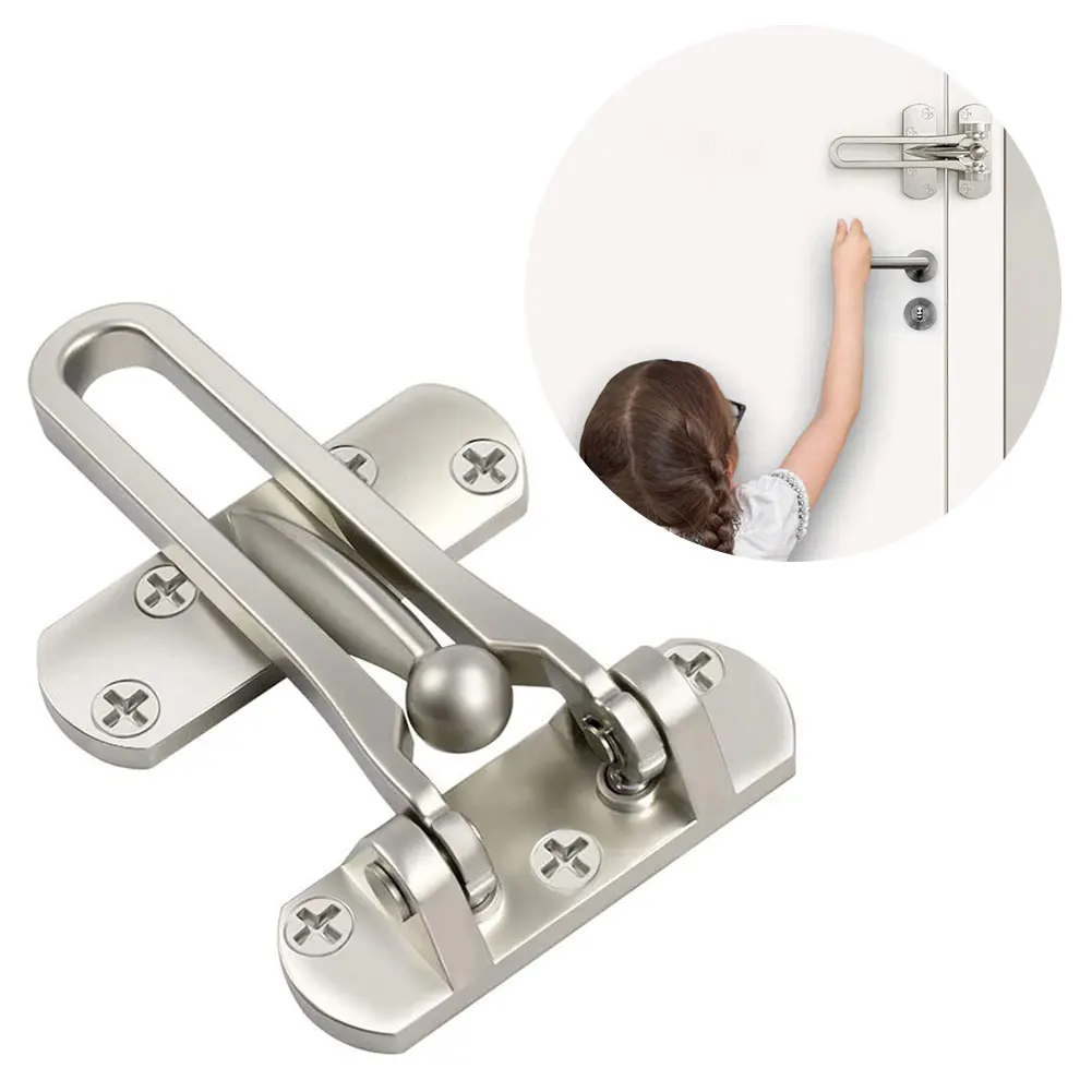 Durable Stainless Steel Anti-T - Home Security Door Reinforcement Lock recension och pris