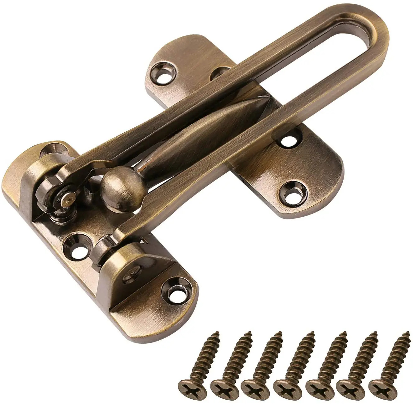 Durable Stainless Steel Anti-T - Home Security Door Reinforcement Lock recension och pris