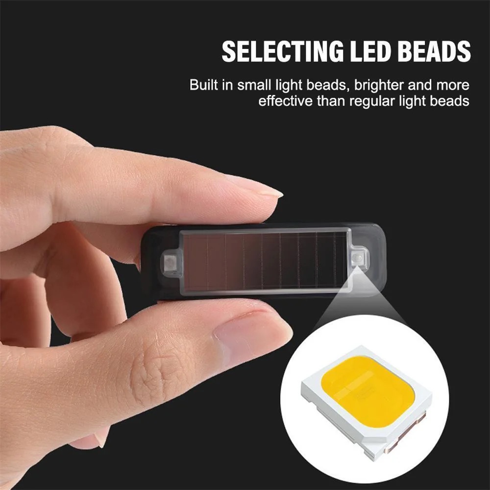 LED Solar Power Car Warning Li - Solar Security Light recension och pris