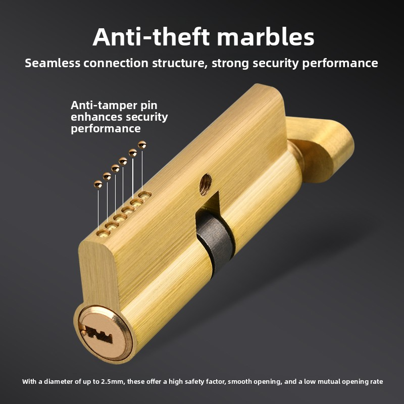Door Cylinder Lock Biased 70mm - Home Security Packages recension och pris