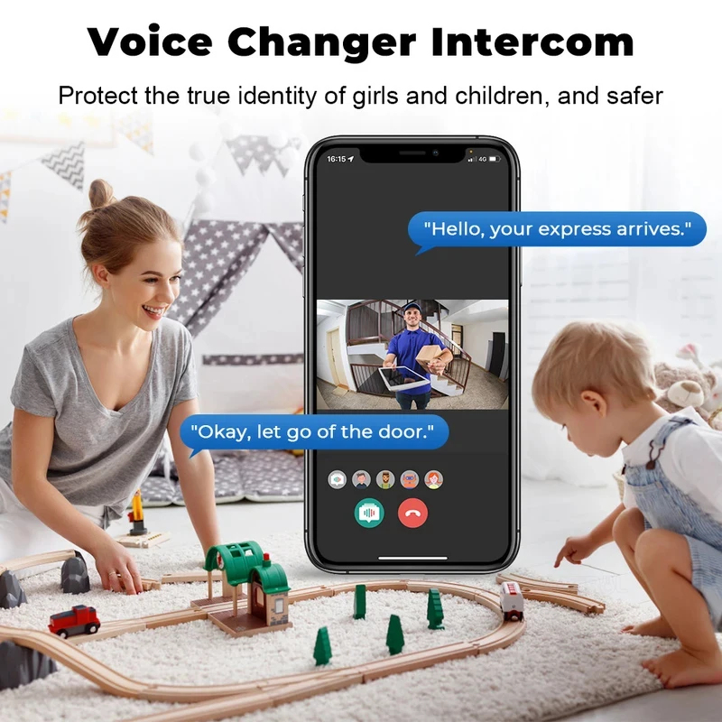 Smart Home WiFi Video Doorbell - Home Security Lidar recension och pris