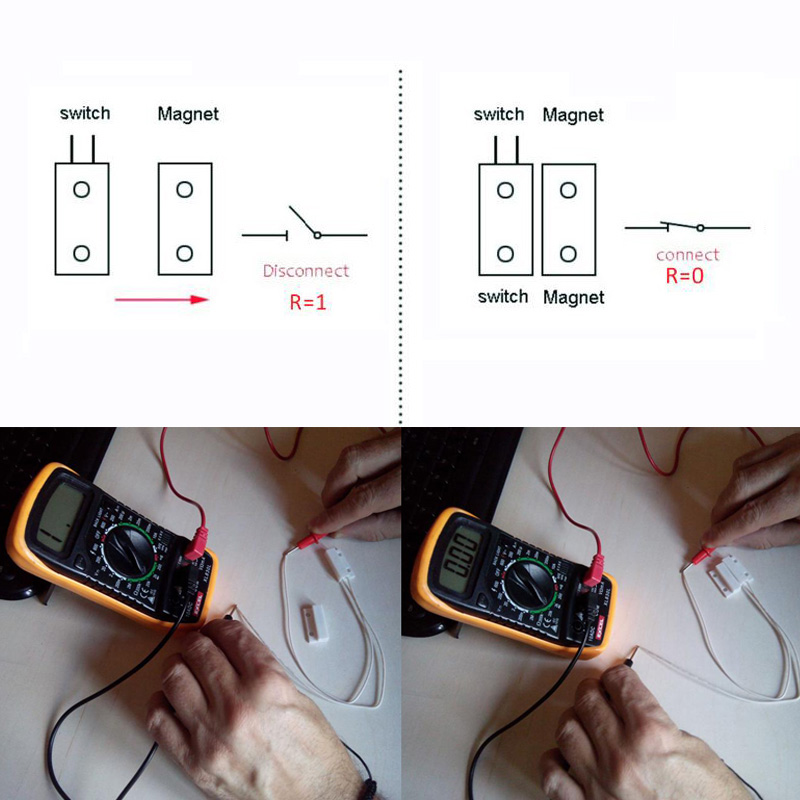 1/2/3/4/5/10/20PCS MC-38 Wired - Home Security Product recension och pris