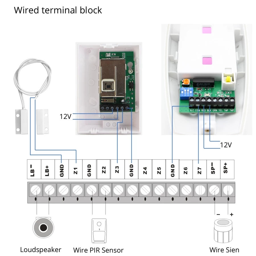 1/2/3/4/5/10/20PCS MC-38 Wired - Home Security Product recension och pris