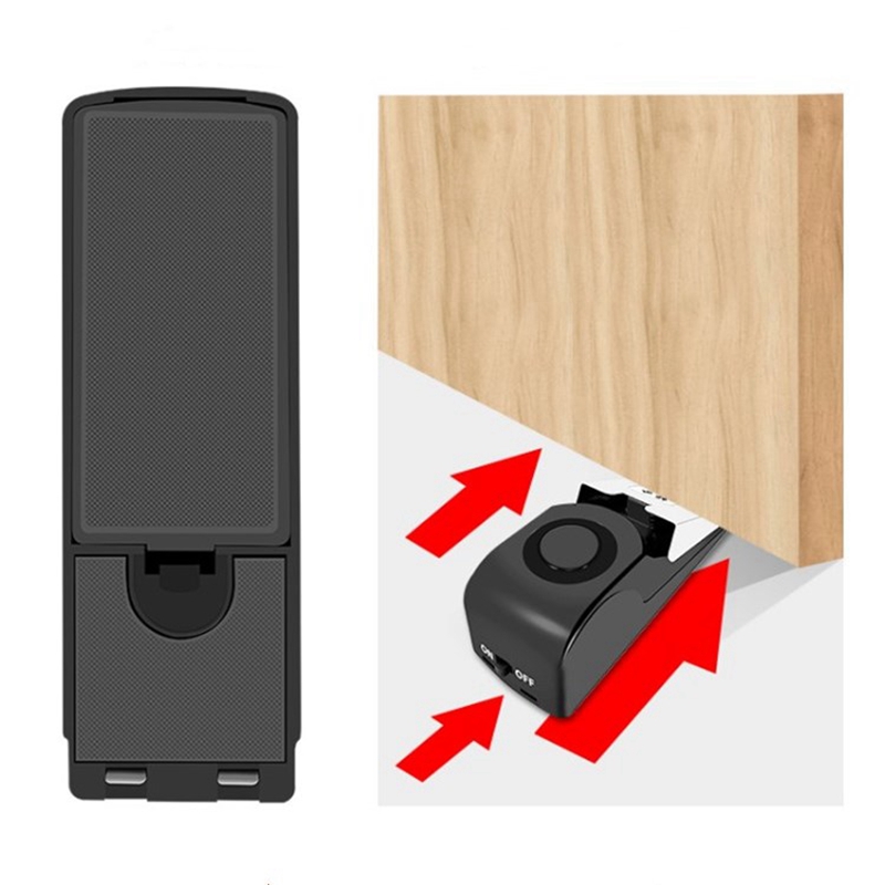 Wireless Door Stop Alarm Lock  - Home Security Lock System recension och pris