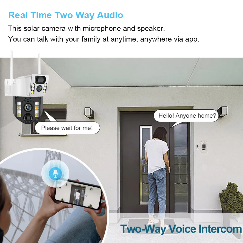 WiFi/4G Solar Camera IP CCTV S - Home Security Packages recension och pris