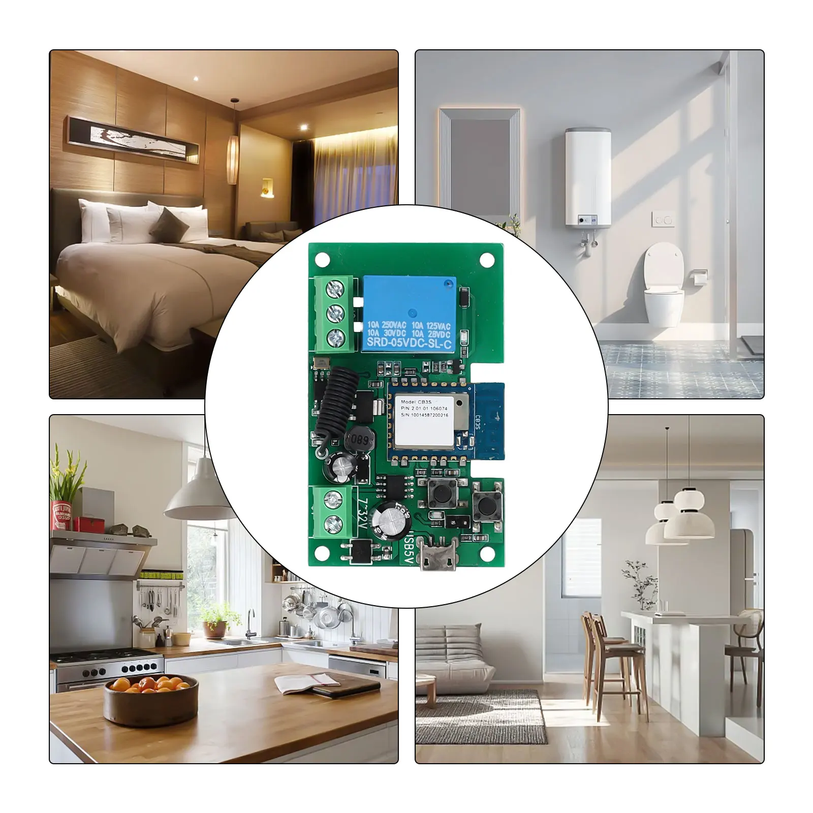 Wireless smart home switch wit - Home Security Lock System recension och pris