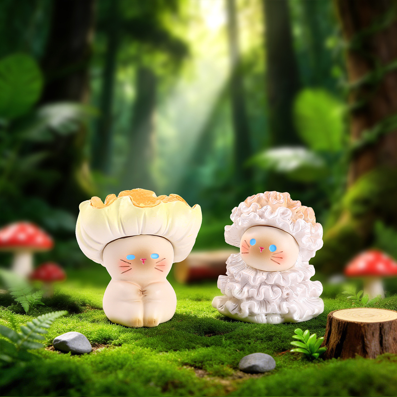 Mushroom Meow Blind Box Cute C - Home Security Packages recension och pris