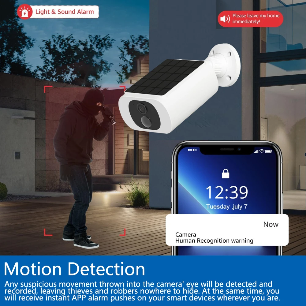 Tuya 5MP Solar Security Camera - Home Security Packages recension och pris
