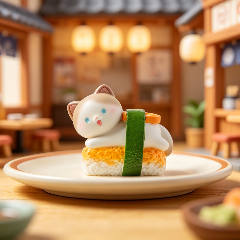 Sushi Cat Blind Box Cartoon Fi - Home Security Packages recension och pris