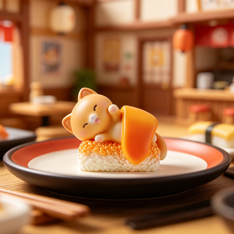 Sushi Cat Blind Box Cartoon Fi - Home Security Packages recension och pris