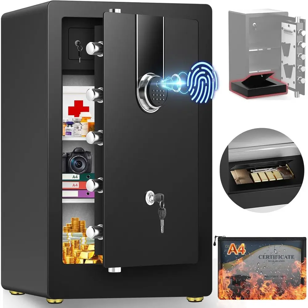 Rugged Biometric Safe Box, Wat - Safe Box Digital recension och pris