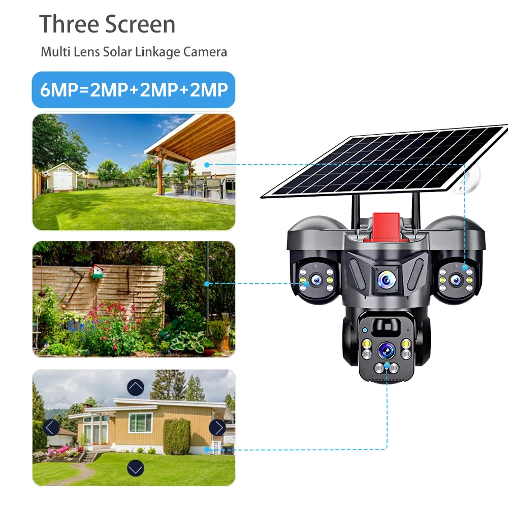 KERUI Outdoor PTZ 6MP 4G SIM W - Home Security For Windows recension och pris
