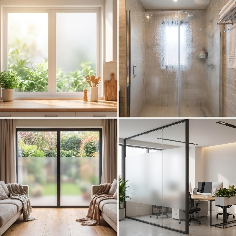 Pure White Frosted Privacy Win - Home Security For Windows recension och pris