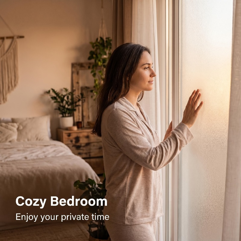Pure White Frosted Privacy Win - Home Security For Windows recension och pris