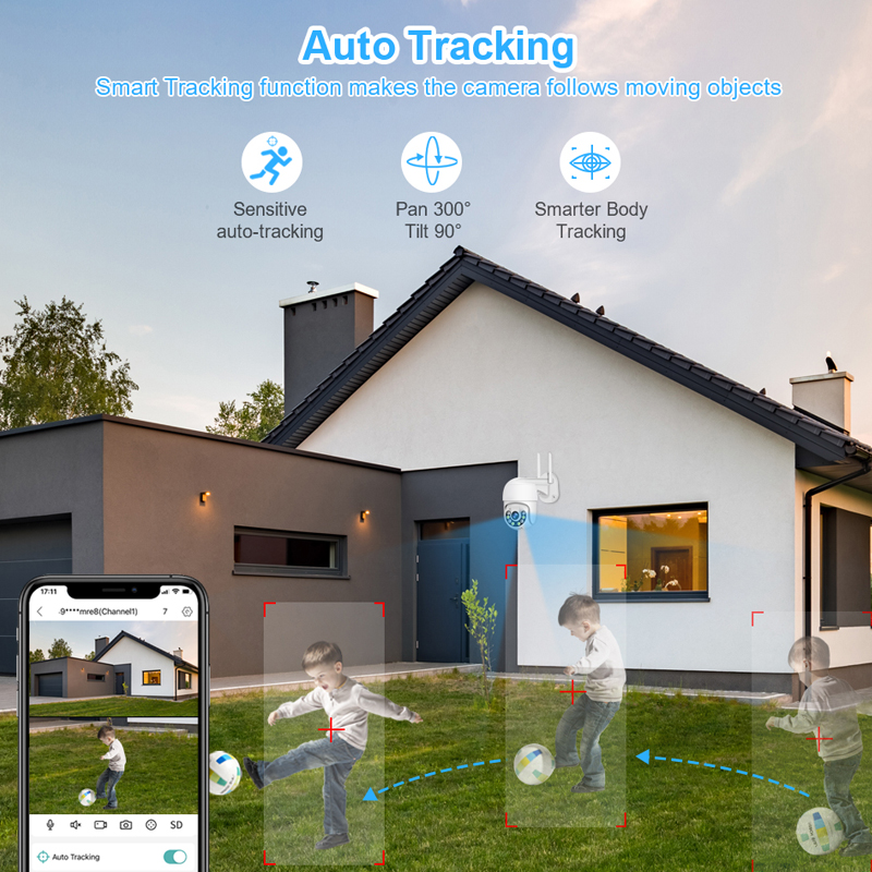 Smar 3MP Wireless CCTV Securit - Home Security Packages recension och pris