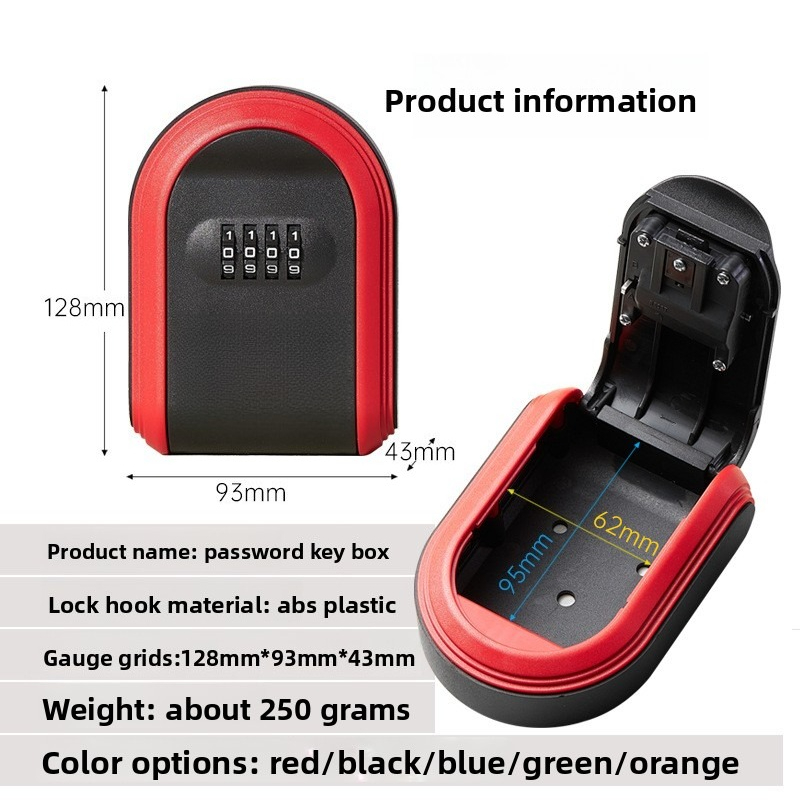 Plastic Key Box with Password  - Home Security Key Box recension och pris