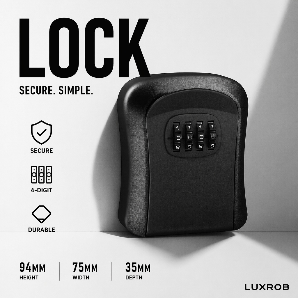 Wall Mount Waterproof Key Stor - Home Security Key Box recension och pris