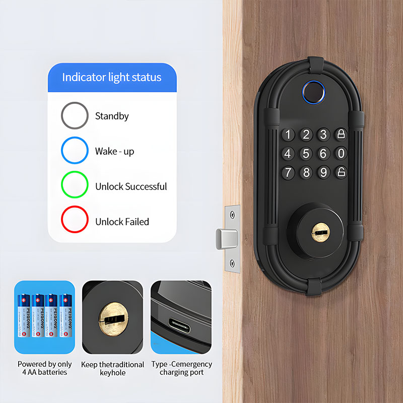 Tuya System Smart Electronic F - Home Security Lock System recension och pris