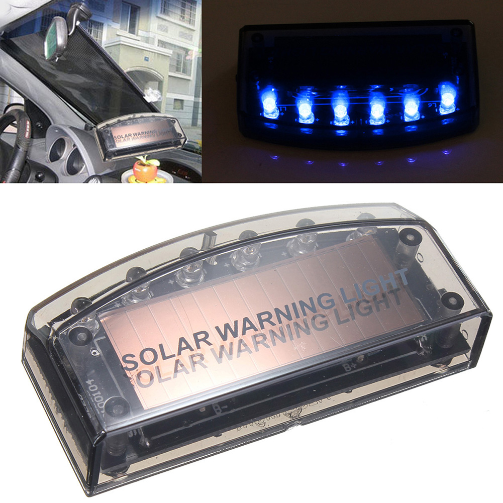 6 Led Car Alarm Warning Light  - Solar Security Light recension och pris