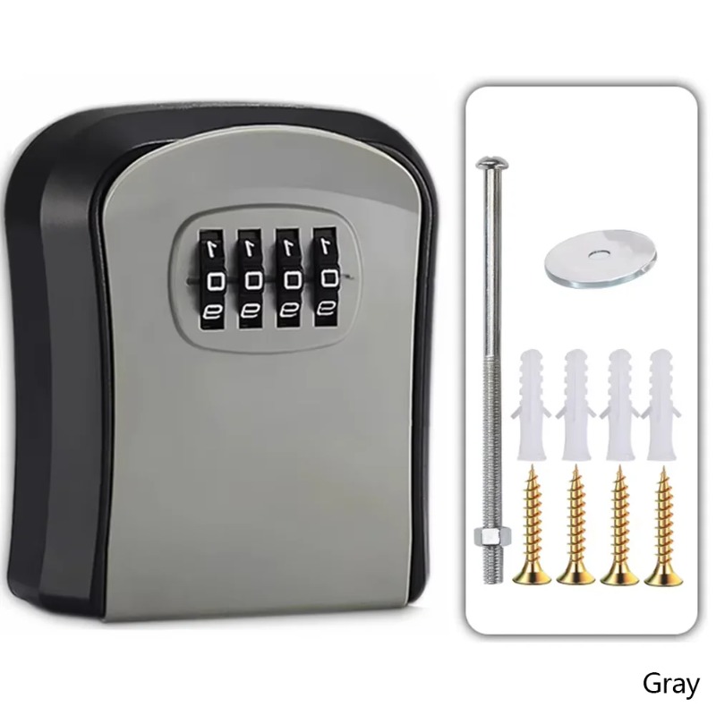 Wall Mount Key Lock Box 4 Digi - Home Security Key Box recension och pris